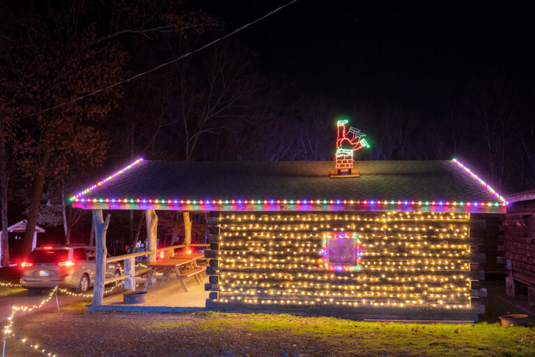 Driving Through the Festive Joy Through the Grove at Knoebels Amusement ...