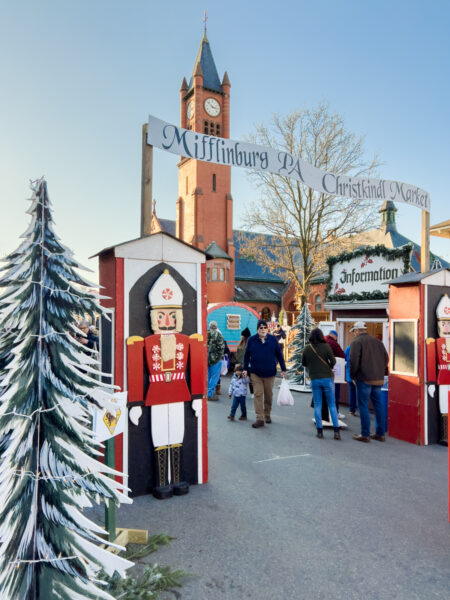 Entrance to the Mifflinburg Christkindl Market in Union County PA