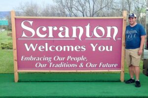 Where is the “Scranton Welcomes You” Sign from “The Office”?