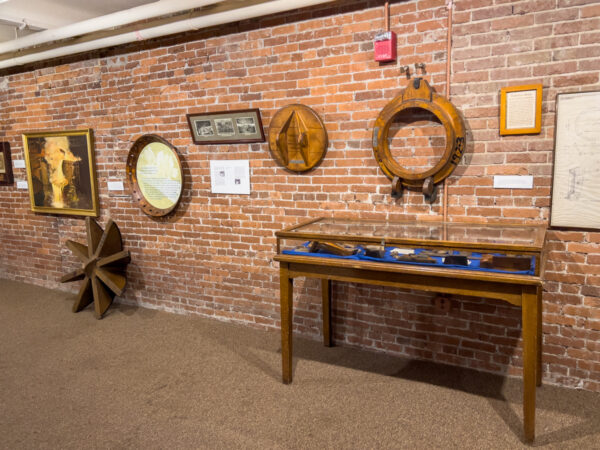 Displays on the second floor of the Heritage Discovery Center in Johnstown PA