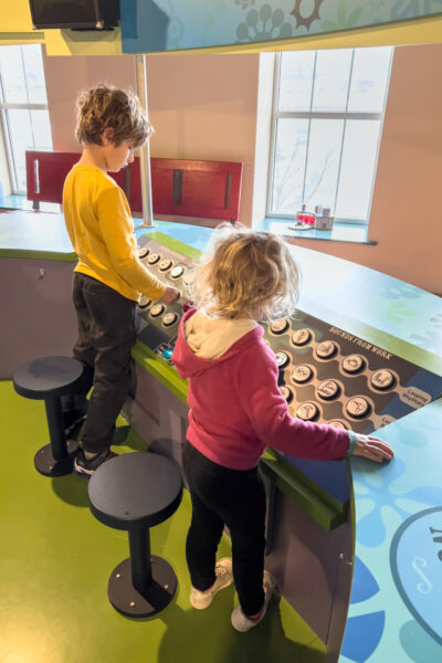 Kids playing at the Johnstown Children's Museum inside the Heritage Discovery Center in Johnstown PA