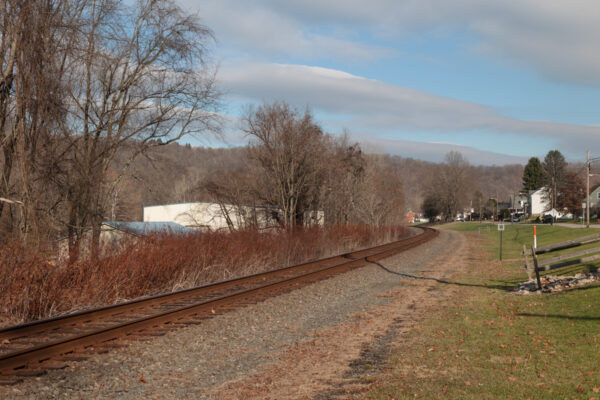Railroad track in Hyde Park PA