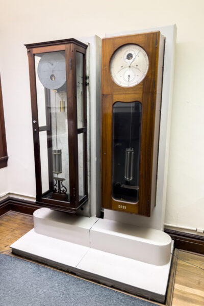 Allegheny Time time clocks in the Allegheny Observatory in Pittsburgh Pennsylvania