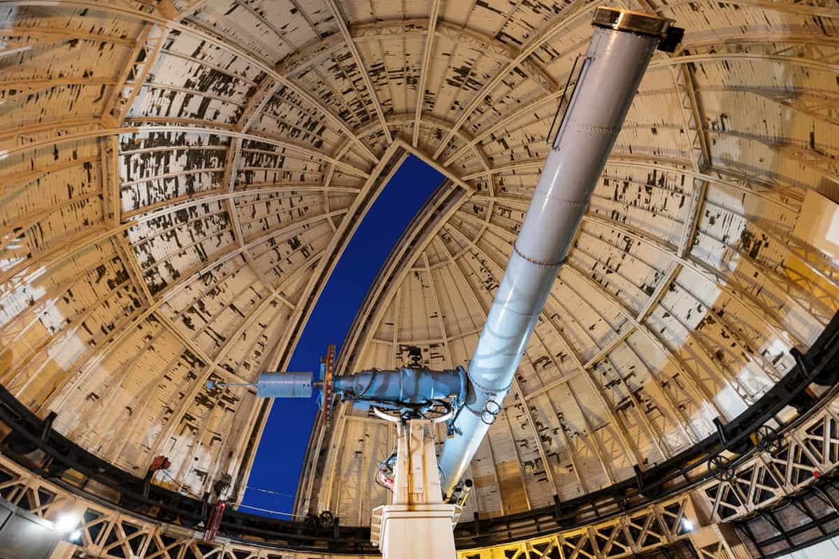 One of the telescopes in the Allegheny Observatory in Pittsburgh PA