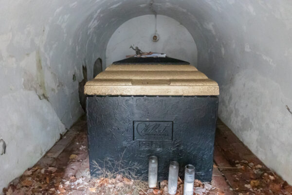 The crypt of Prince Gallitzin in Loretto, PA