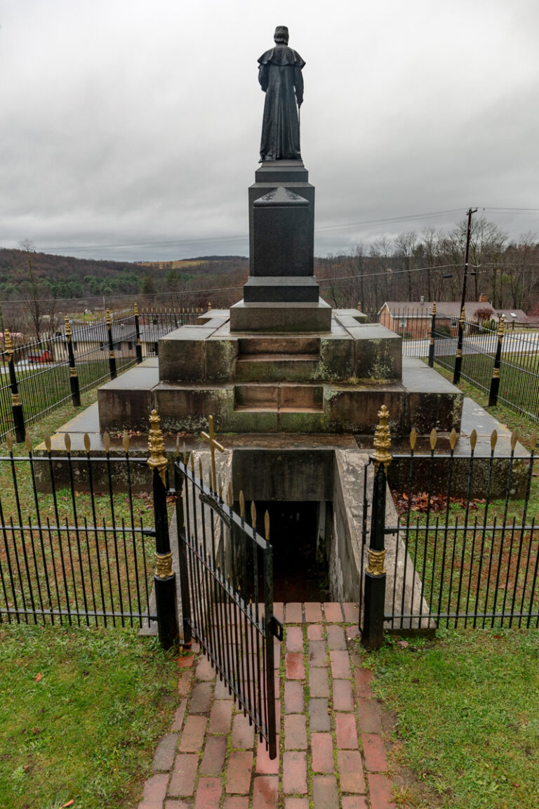 Visiting the Crypt of Prince Demetrius Gallitzin in Cambria County, PA Uncovering PA