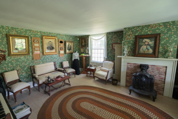 Parlor inside the historic inn at the Heritage Village and Farm Museum in Troy PA