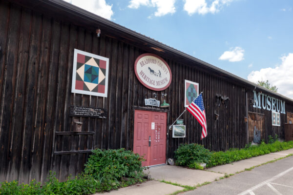 Entrance to the Historic Village and Heritage Museum in Troy PA