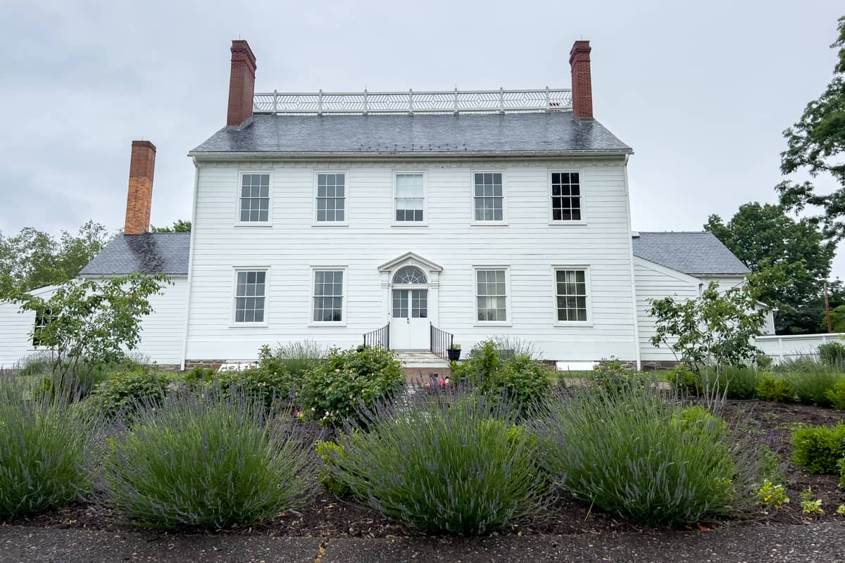 The exterior of the Joseph Priestley House in Northumberland PA