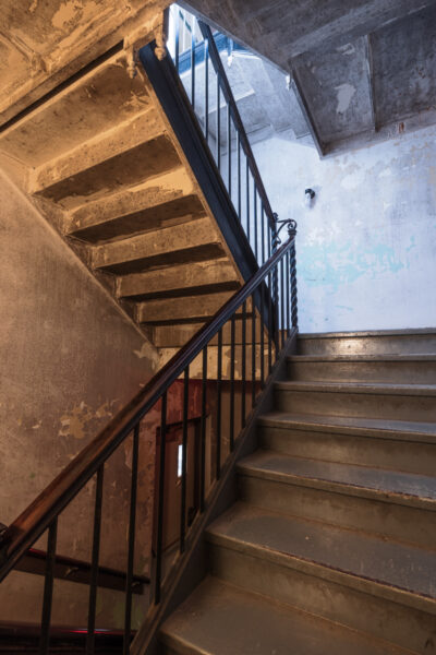 Stairwell at Haunted Hill View Manor in New Castle PA