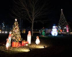 Visiting Christmas in the Park in Grove City, PA