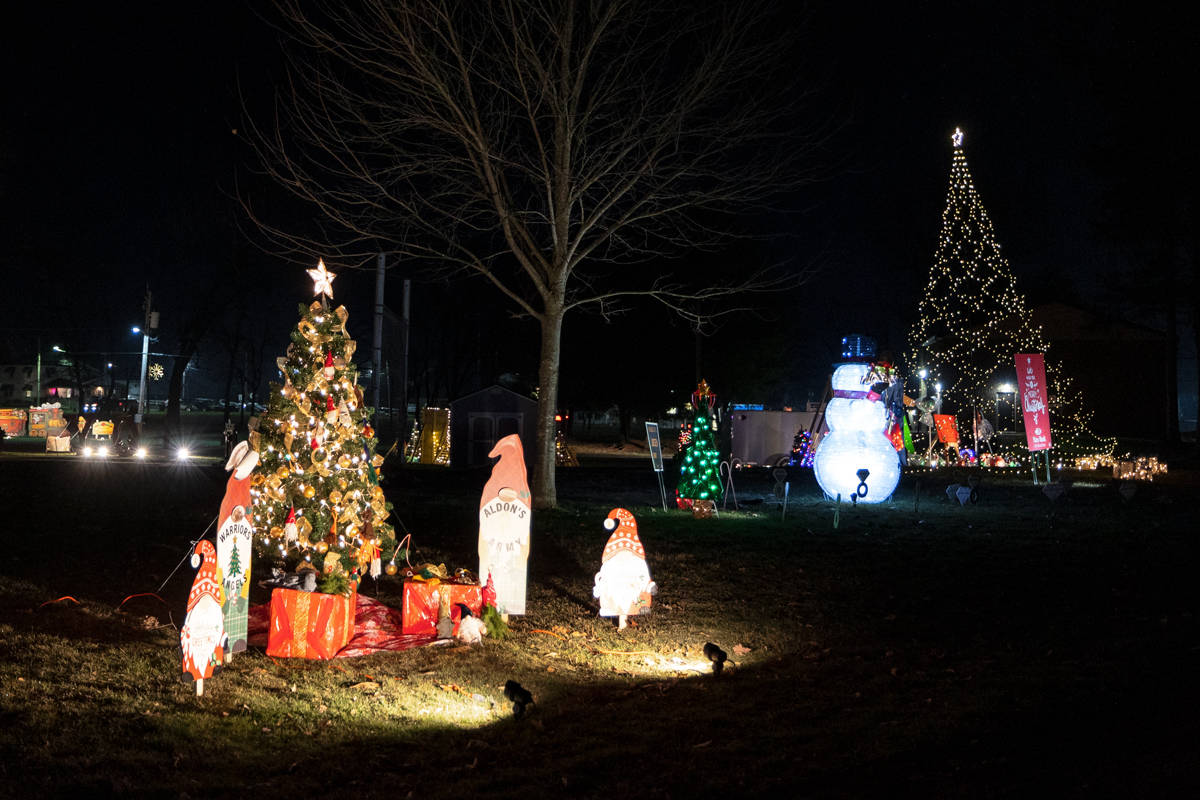 Christmas in the Park in Grove City, PA