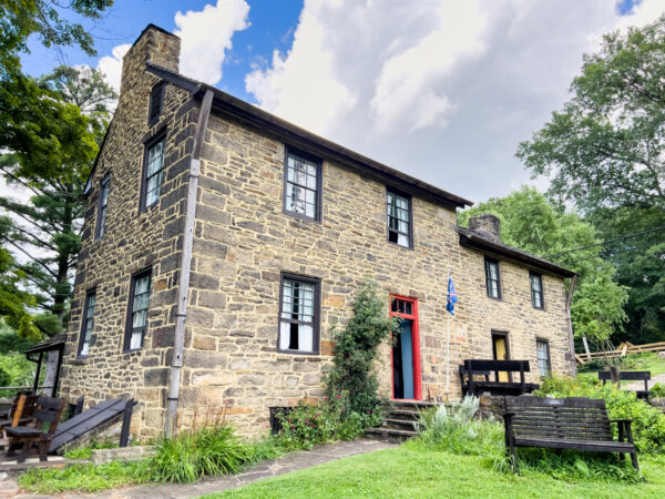 The exterior of the Oliver Miller Homestead near Pittsburgh PA
