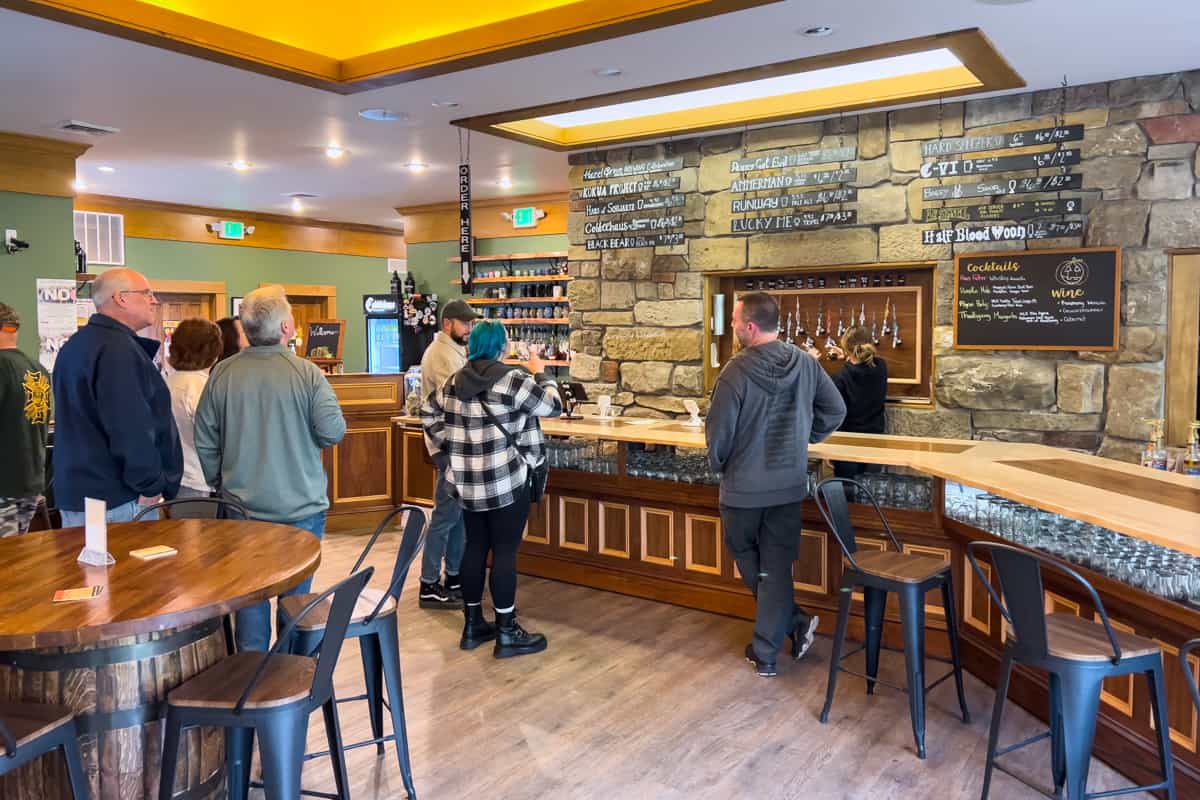 Beer and Waterfalls at Cobblehaus at the Falls in Mercer County, PA