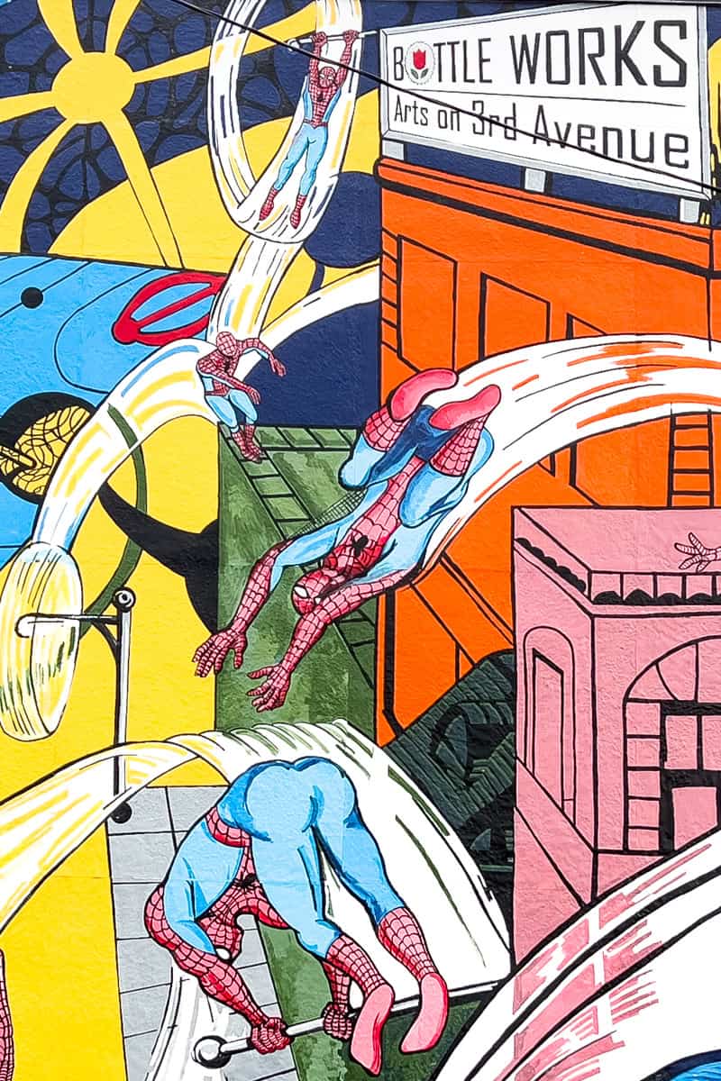 Visiting the Steve Ditko Spider-Man Mural in Johnstown, PA - Uncovering PA