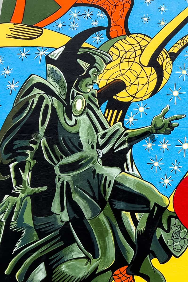 Visiting the Steve Ditko Spider-Man Mural in Johnstown, PA - Uncovering PA