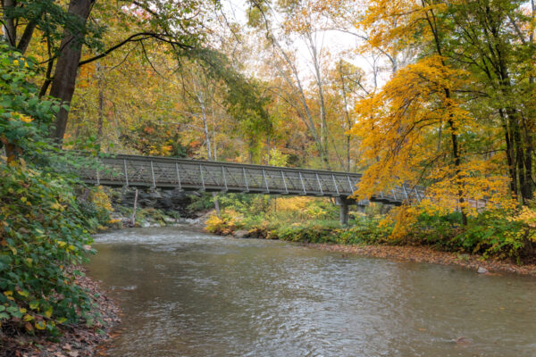 Bridge crossing Montour Run in Coraopolis, Pennsylvania