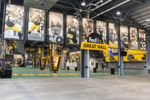 Great Hall inside of Acrisure Stadium in Pittsburgh PA