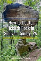 Ticklish Rock in Sullivan County Pennsylvania