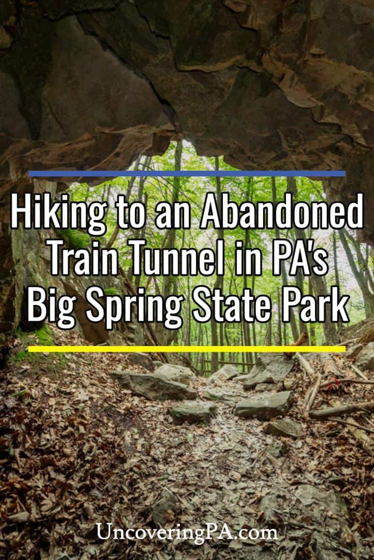 Hiking to the Abandoned Train Tunnel in Big Spring State Park in Perry ...