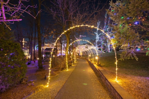 Another light tunnel at Refreshing Mountain near Lancaster PA