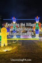 Village of Lights at Historic Acres of Hershey near Elizabethtown, PA