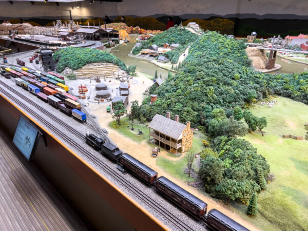Miniature Railroad and Village at the Carnegie Science Center in Pittsburgh, PA