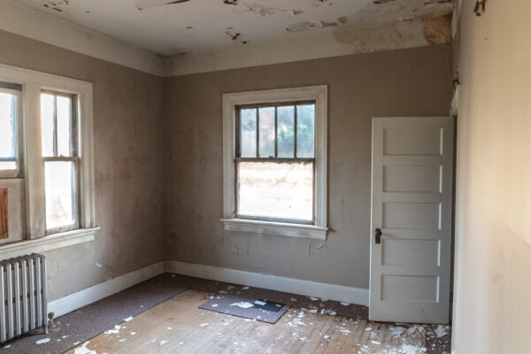 One of the interior rooms in the Male Library at the Harrisburg State Hospital