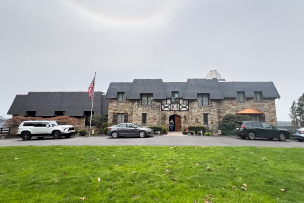 The exterior of the Bayernhof Museum near PIttsburgh PA