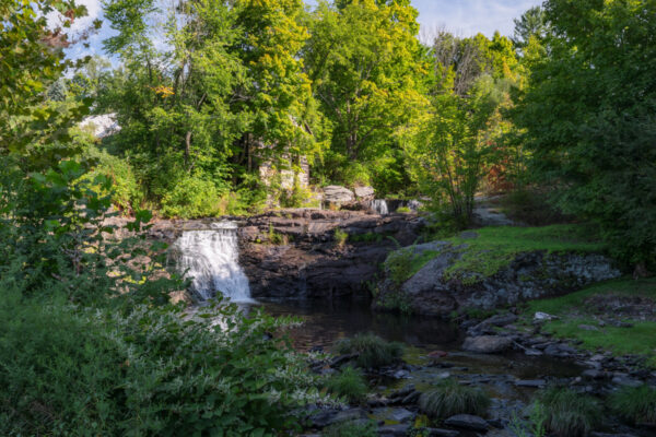 Carley Brook Falls is a beautiful roadside waterfall near Honesdale, PA.
