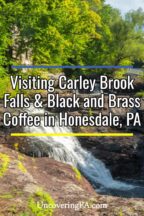 Carley Brook Falls in Honesdale, Pennsylvania