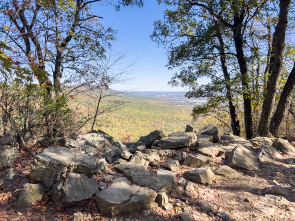 Sunset Lookout at Hawk Mountain Sanctuary in Schuylkill County PA