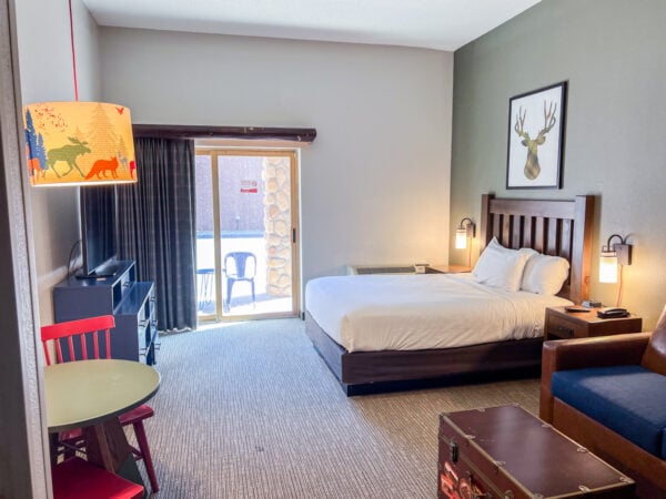 Our room at the Great Wolf Lodge in the Poconos.