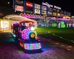 Illumination at Coca-Cola Park in Allentown: Festive Fun at a Baseball Stadium