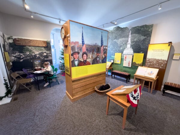 One of the rooms inside the Children of Gettysburg 1863 Museum in Adams County PA