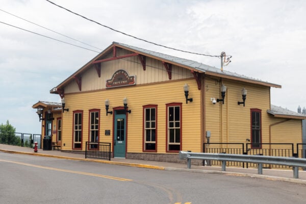 The upper station for the Monongahela Incline on Mount Washington in Pittsburgh Pennsylvania