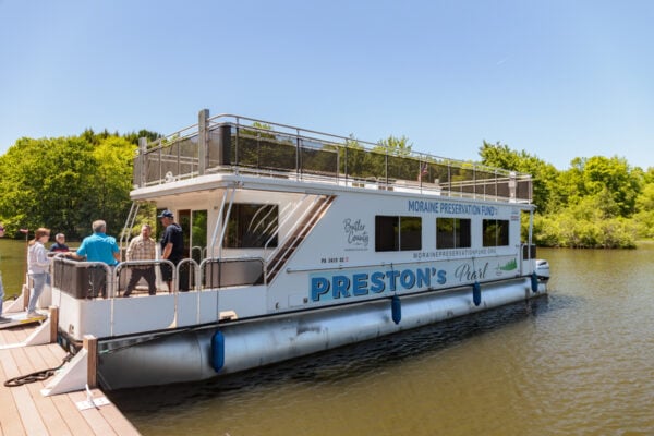 Preston's Pearl docked on Lake Arthur in Butler COunty, PA