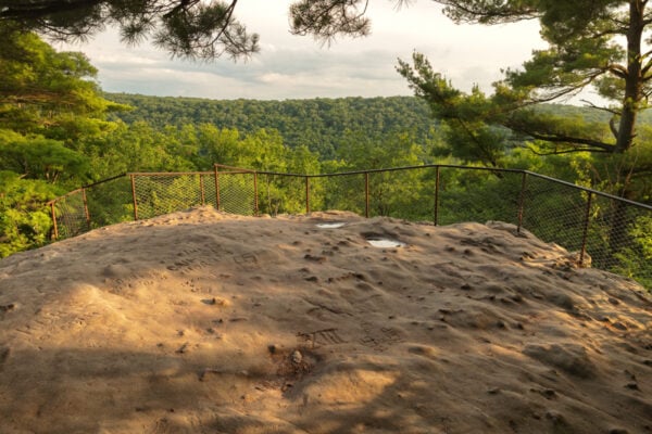 Rocks at Seneca Point Overlook in Cook Forest State Park